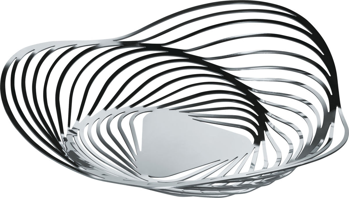 Alessi TRINITY broodmand van Adam Cornish, gevlochten roestvrij staal, diameter 26 cm