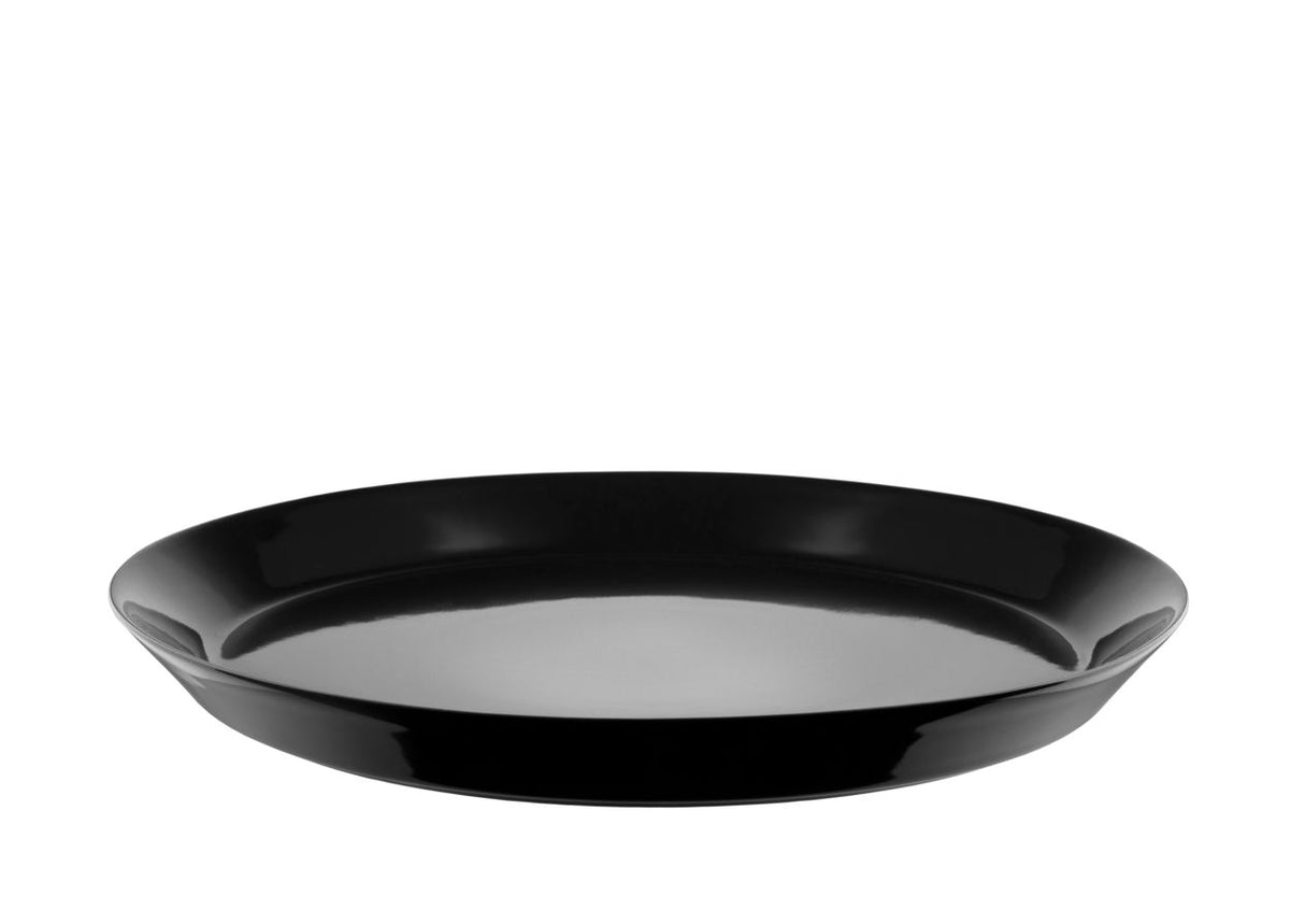 Alessi Tonale dinerbord in zwart, diameter 26,5 cm, ontwerp David Chipperfield