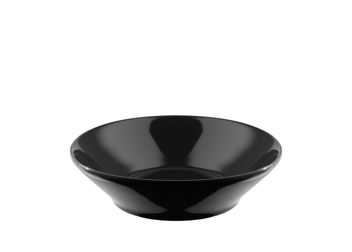 Alessi Tonale kom in zwart, diameter 18,5 cm, ontwerp David Chipperfield