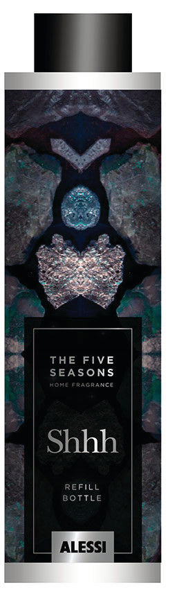 Alessi Shhh fragrance diffuser refill, The Five Seasons, design Marcel Wanders