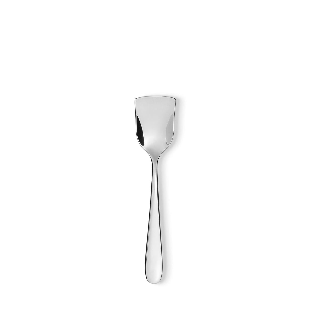 Alessi Nuovo Milano ijslepel in rvs, ontwerp Ettore Sottsass