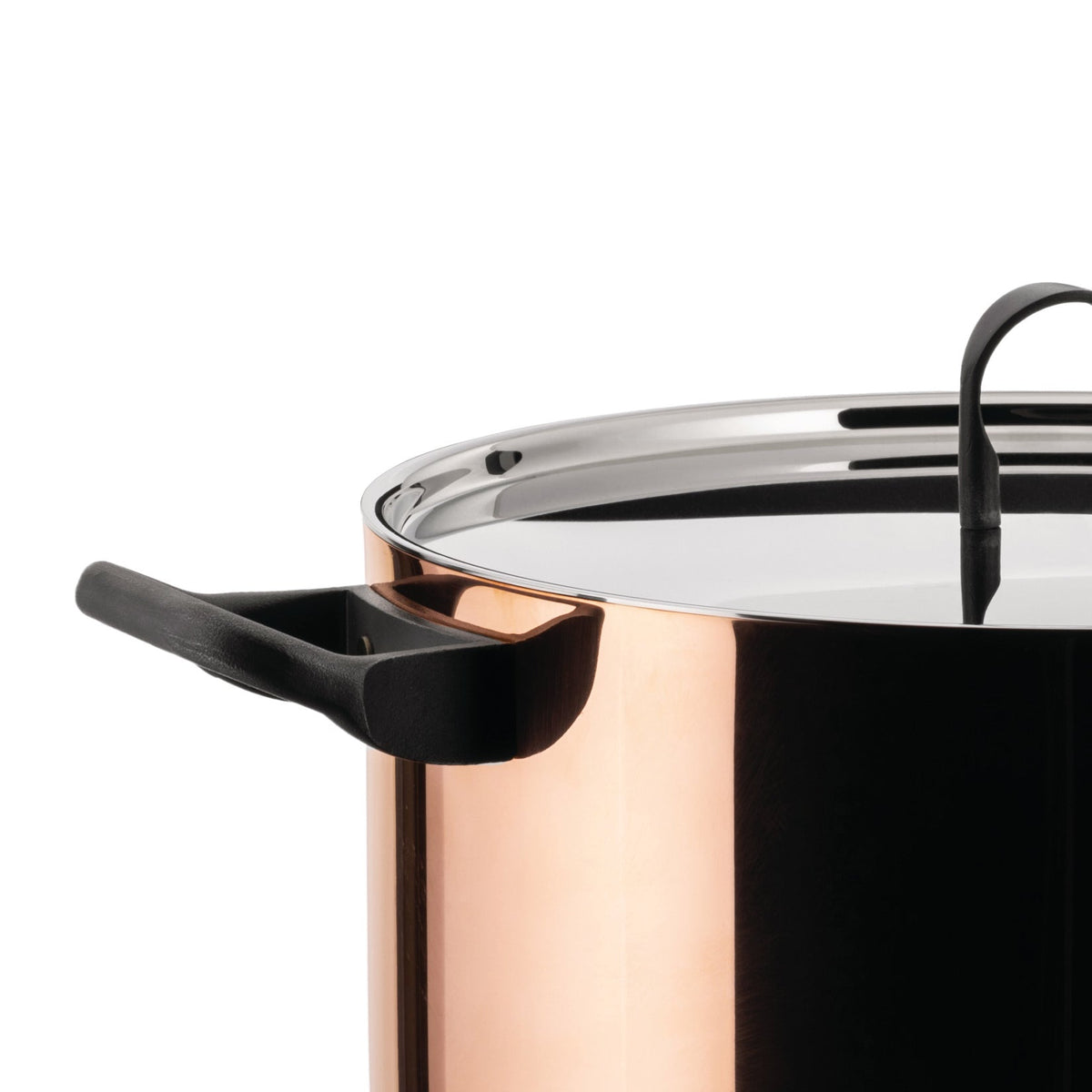 Alessi Koperen kookpan 24 cm La Cintura di Orione 90101/24, detail