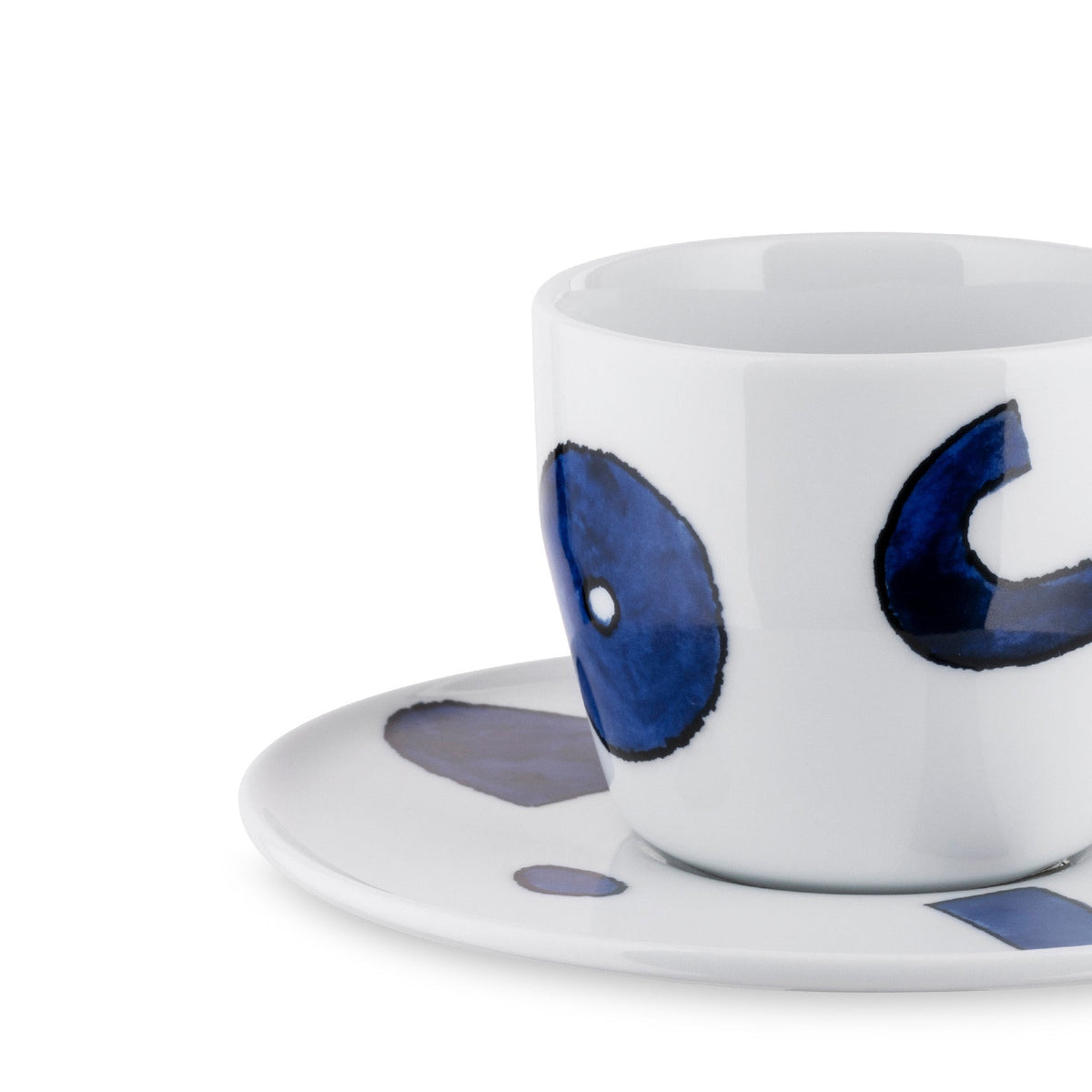 Alessi Koffiekop met schotel Itsumo Yunoki NF08/87S, detail