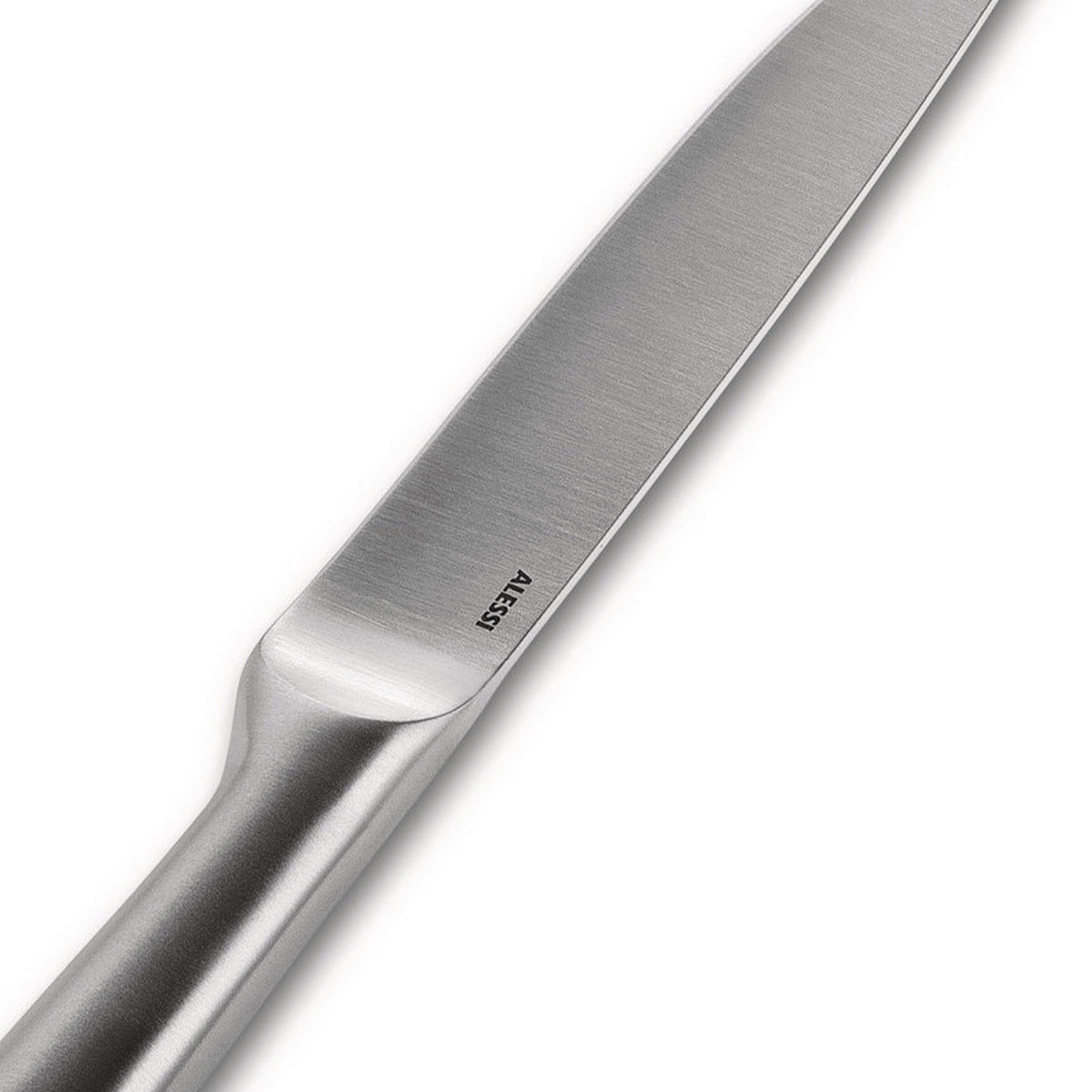 Alessi Mami mesje, mat geborsteld rvs, ontwerp Stefano Giovannoni, andere kant