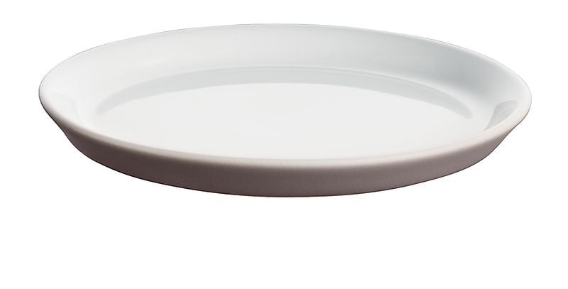 Alessi Tonale schotel, wit porselein, diameter 12 cm