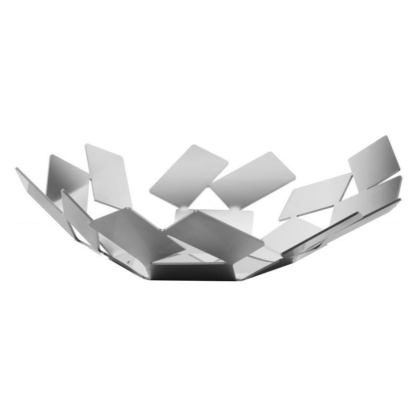 Alessi La Stanza mand, klein model, zilverkleurig metaal, ontwerp Mario Trimarchi