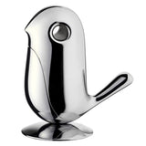 Alessi Chip paperclipvogel voor bureau, in vogelvorm van gepolijst staal