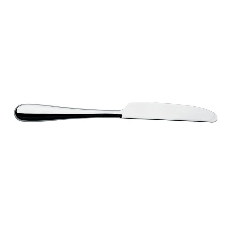 Alessi Nuovo Milano gepolijst tafelmes, monoblock uitvoering, Ettore Sottsass