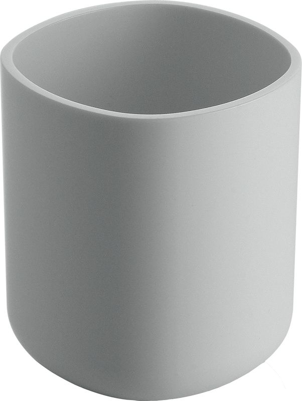 Alessi Birillo tandenborstelhouder voor badkamer, wit, cilindervorm