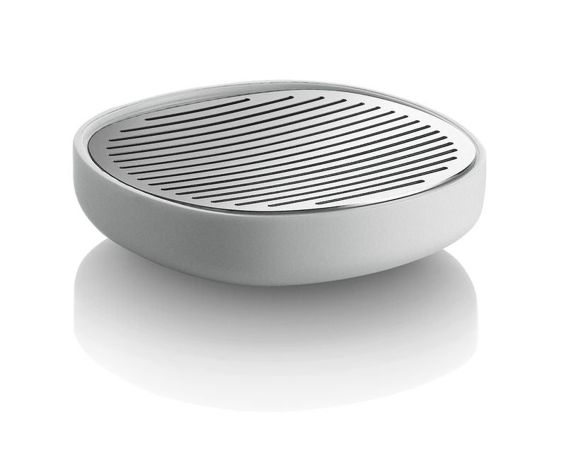 Alessi Birillo zeepschaaltje voor badkamer, wit, rond