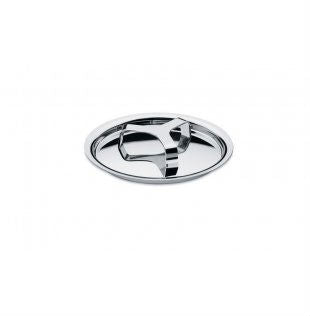 Alessi Pots&Pans deksel 14 cm, gepolijst rvs met handvat