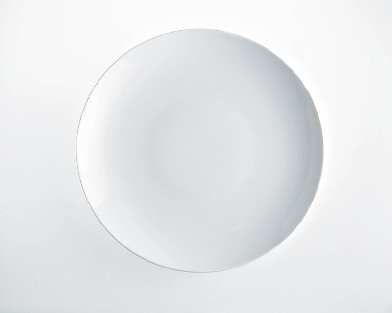Alessi Mami plat bord, wit, diameter 27,5 cm, ontwerp Stefano Giovannoni