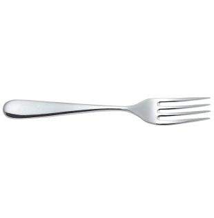 Alessi Nuovo Milano tafelvork, gepolijst roestvrij staal, 19,5 cm