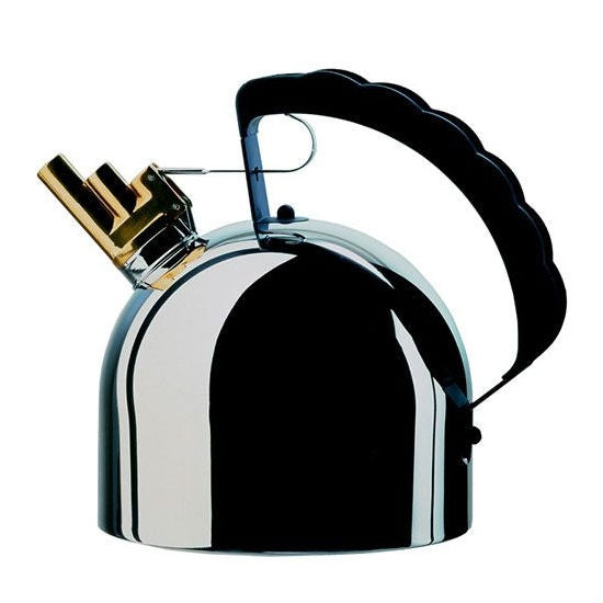 Alessi handvat voor fluitketel 9091, zwart kunststof met gebogen beugel