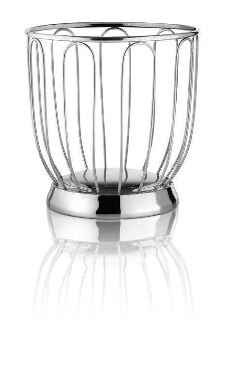 Alessi Citrus Basket fruitkorf van roestvrij staal, diameter 19 cm