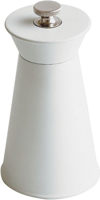 Alessi Pépé Le Moco salt mill, white, close-up