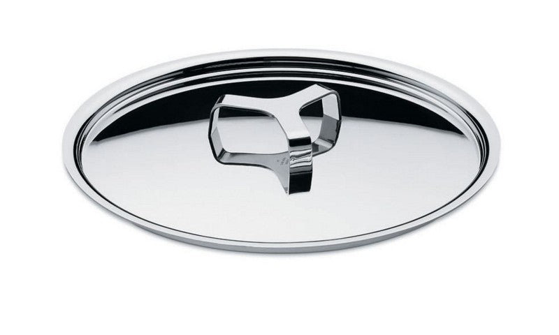 Alessi Pots&Pans deksel voor kookpan, roestvrij staal, diameter 24 cm