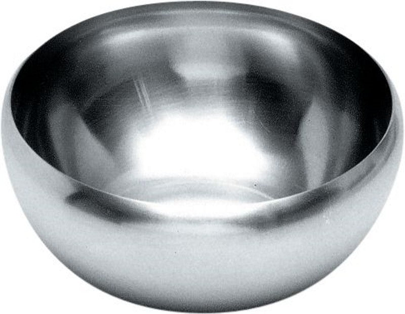 Alessi saladekom, mat roestvrij staal, diameter 21 cm, ontwerp Carlo Mazzeri