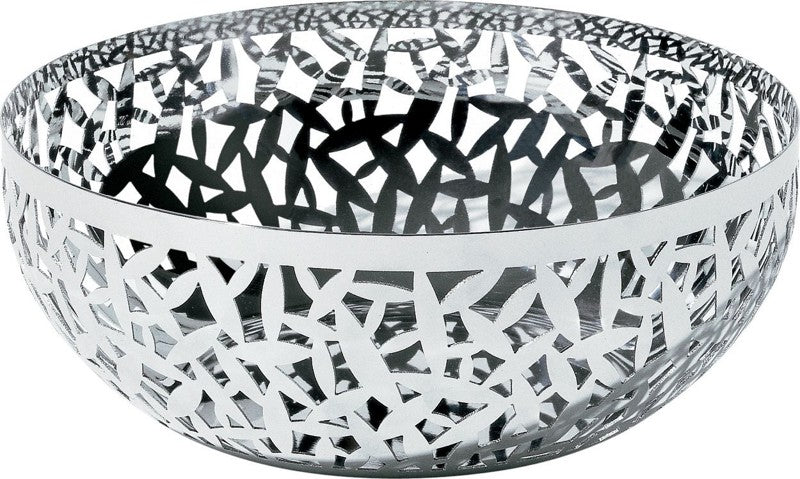 Alessi Cactus fruitschaal in doorgeprikt roestvrij staal, diameter 29 cm