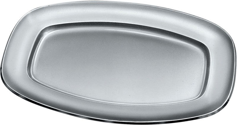 Alessi visschaal, rechthoekig, in glanzend roestvrij staal, 45 x 31 cm
