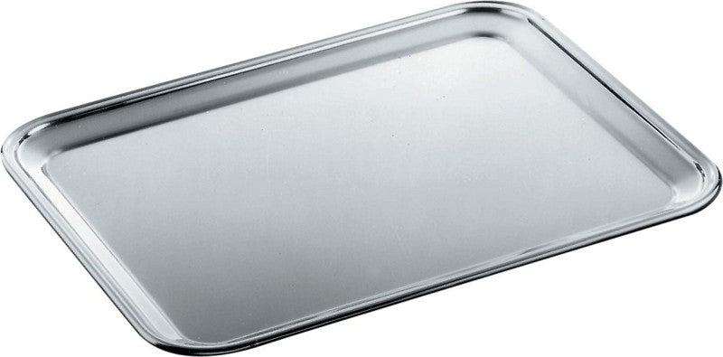 Alessi dienblad, rechthoekig, in glanzend roestvrij staal, 37 x 48,5 cm