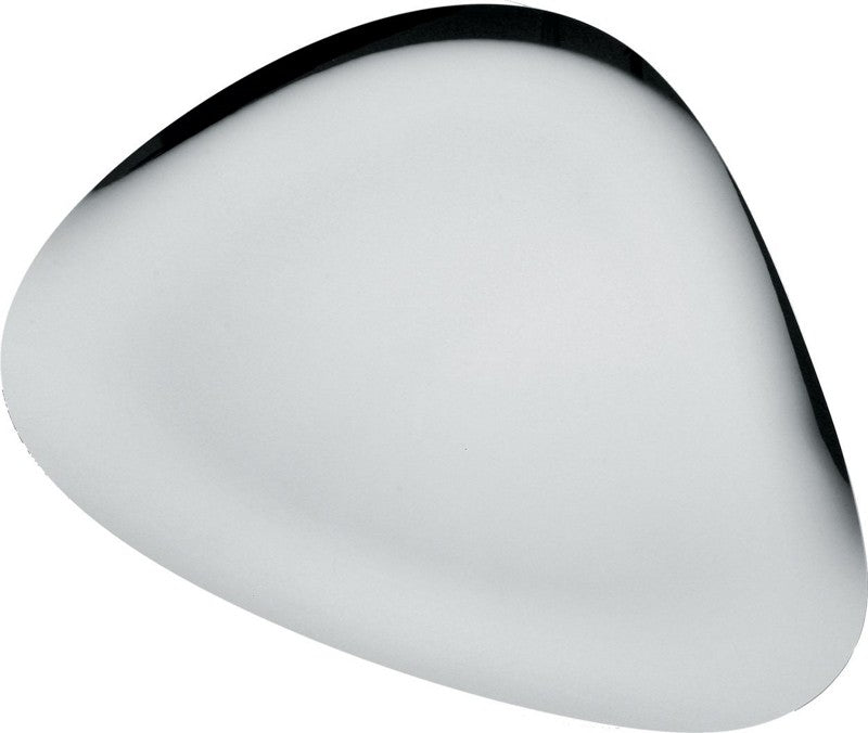 Alessi Colombina dienblad in rvs, afgeronde driehoekvorm