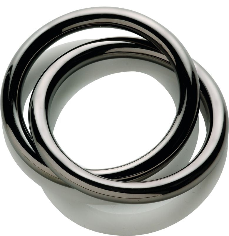 Alessi Oui servetring, grijs, diameter 6 cm