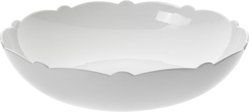 Alessi Dressed saladeschaal in wit porselein, diameter 29,5 cm