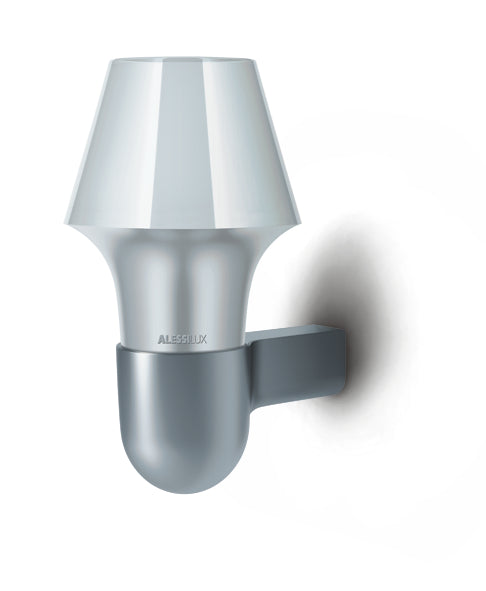 Alessi Wall Abatjour, wandlamp in wit, dimbaar met grote fitting