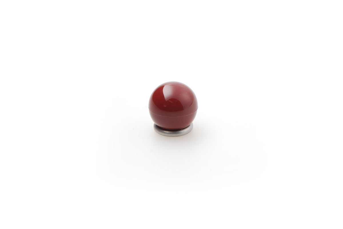 Alessi knop voor art. 9098, onderdeel in bordeauxrood, bolvorm