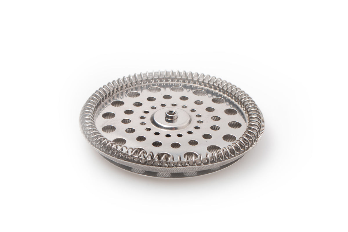 Alessi filterset voor 8-kops koffiezetter, roestvrij staal, diameter 9 cm