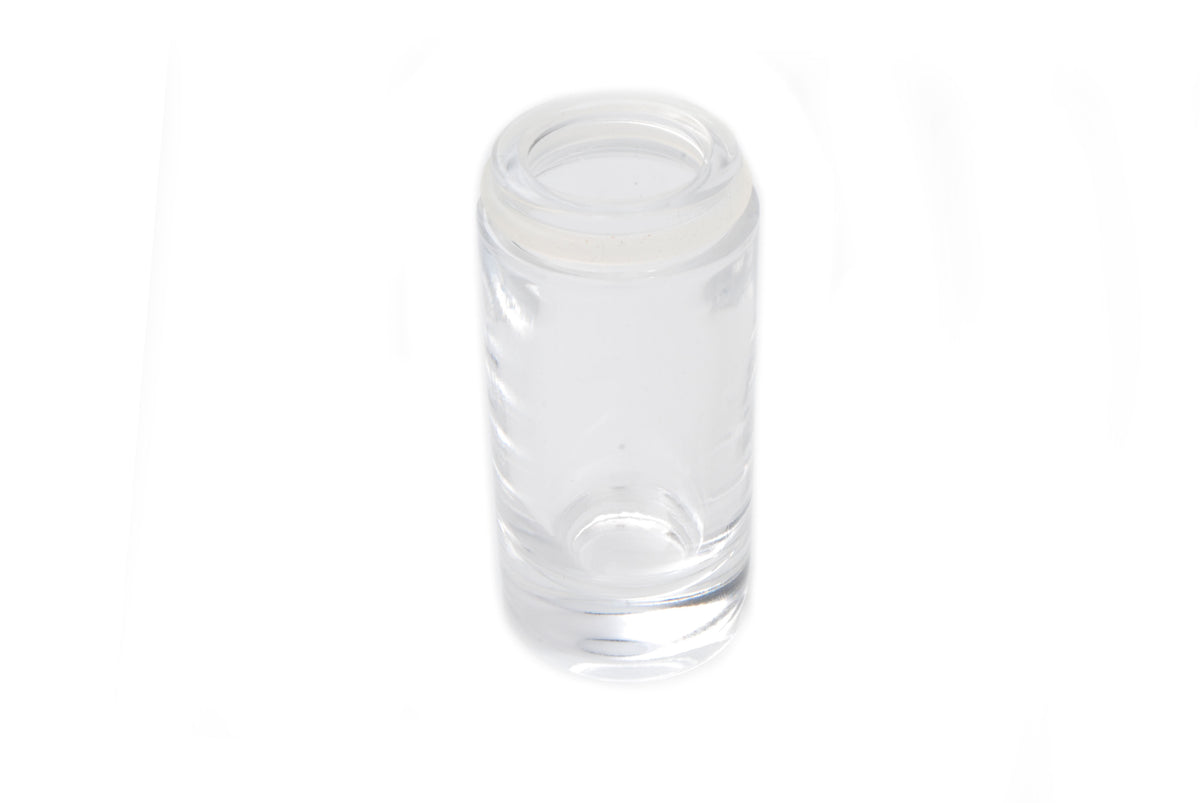 Alessi los glas voor peper of zout, sottsass-serie, met afsluitring