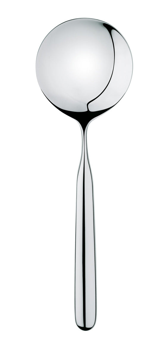 Alessi Collo-Alto risotto opscheplepel, gepolijst rvs, ontwerp Inga Sempé