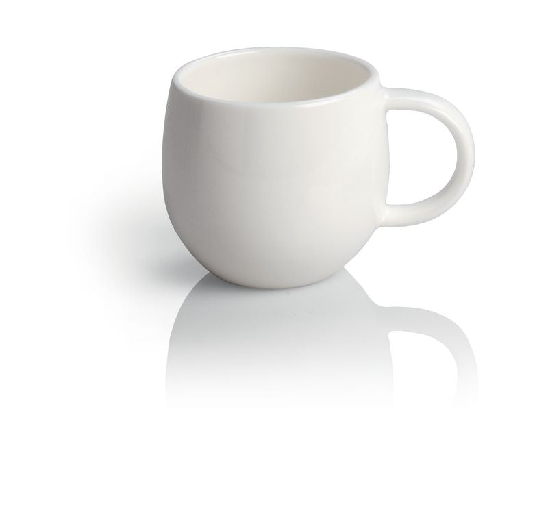 Alessi All-time espressokop van Guido Venturini, mooi wit Bone China