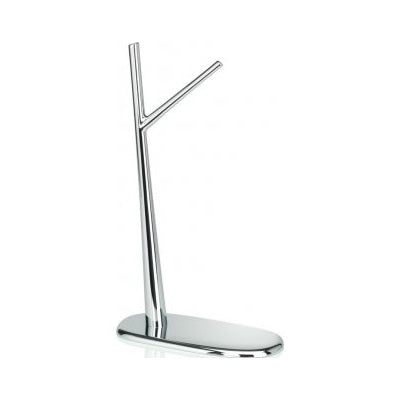 Alessi Dear Charlie bananenhouder, verchroomd metaal in takvorm