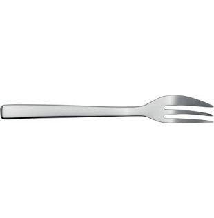 Alessi Ovale gebak vork, roestvrij staal, 16,5 cm