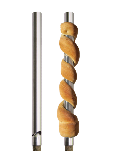 Take2 Tube it Set, buisje leeg en met brood eromheen gebakken