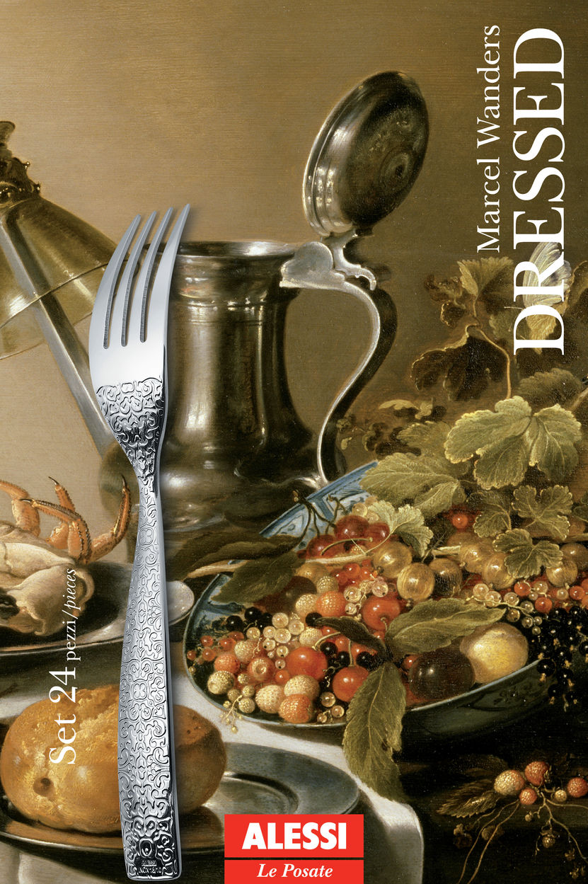 Alessi Dressed bestek van Marcel Wanders, mooie set van 24 delen in edelstaal