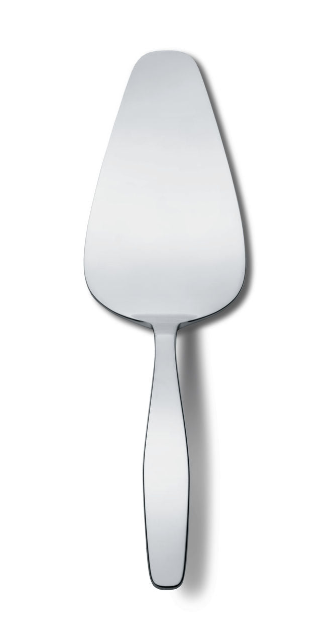 Alessi Itsumo taartschep voor gebak, ontwerp Naoto Fukasawa, in glanzend roestvrij staal
