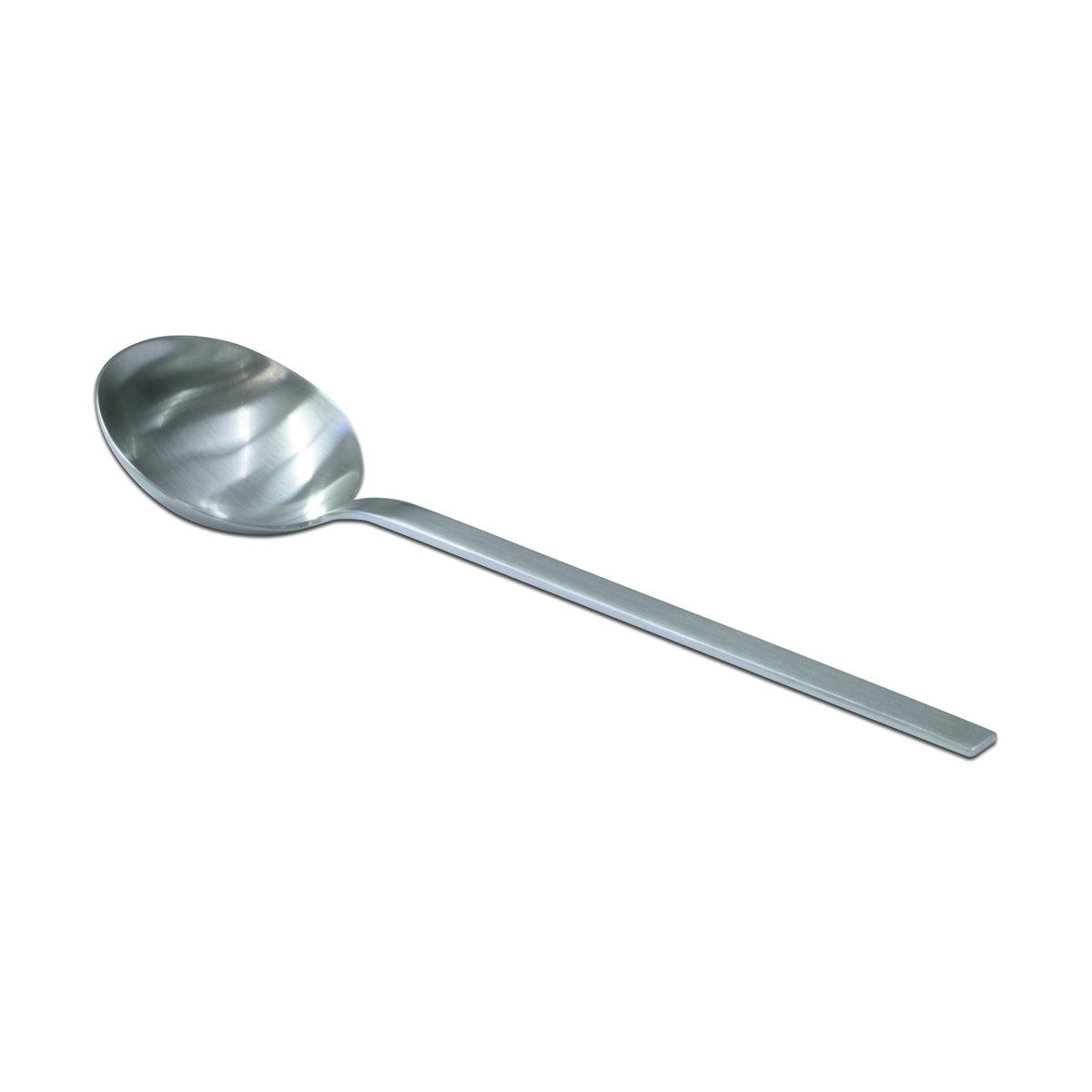 Mono-A roomlepel van Peter Raacke, roestvrij staal, lengte 18,7 cm
