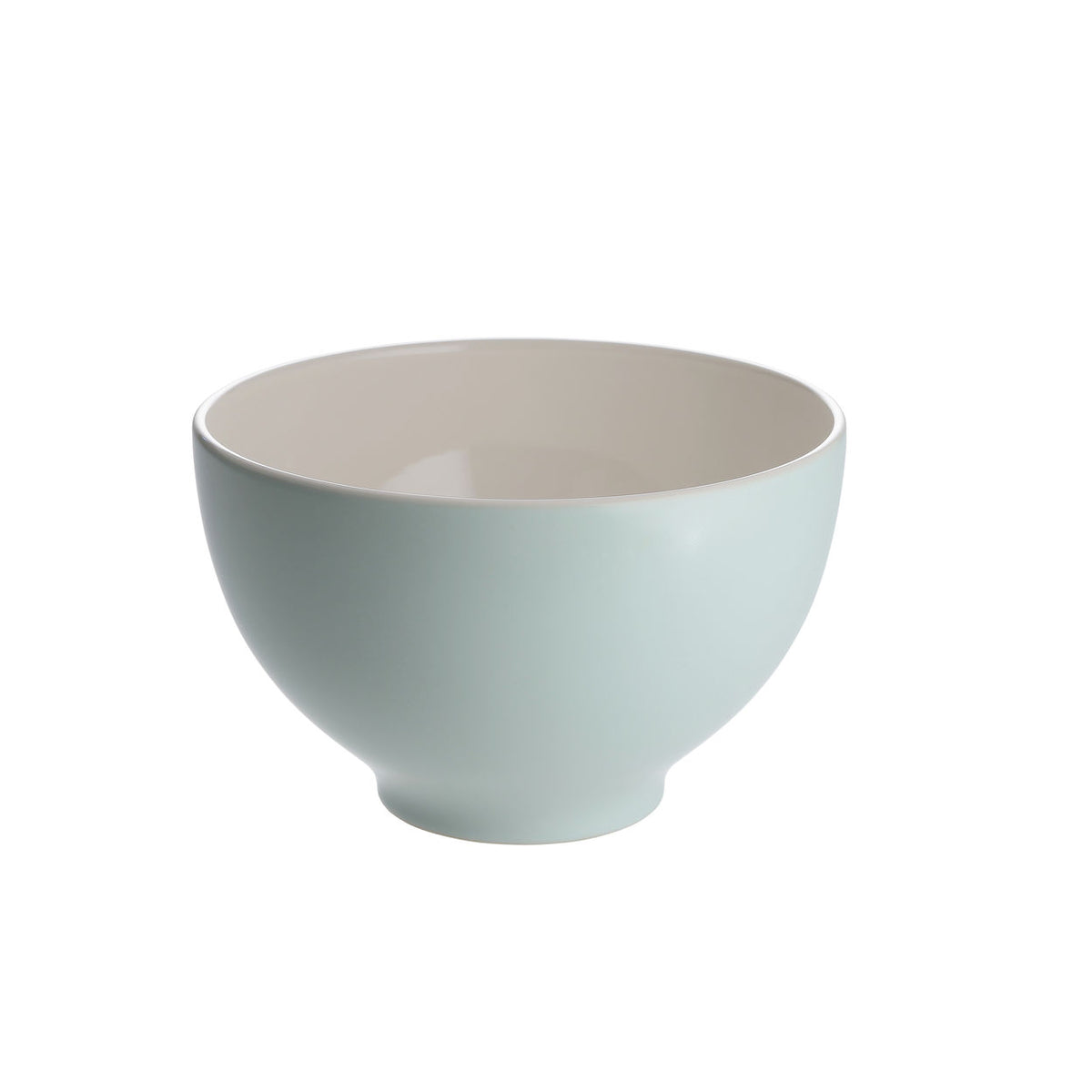 Alessi Tonale grote schaal van David Chipperfield, mintgroen met crème binnenkant, laatste exemplaar