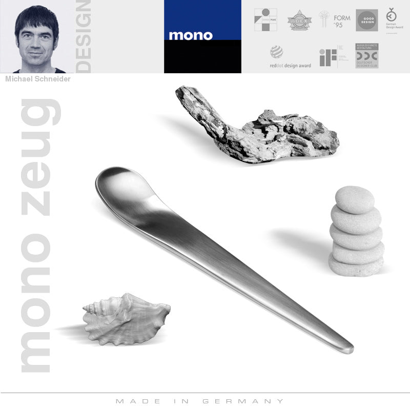 Mono Zeug koffielepel, roestvrij staal, ontwerp Michael Schneider