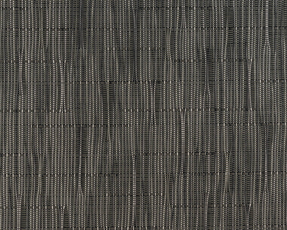 Chilewich Ovale placemat, detail of woven material in dark brown