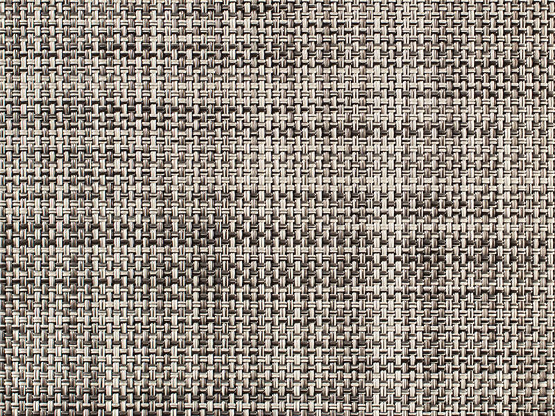 Detail of mini basketweave texture, ovale placemat in Gravel