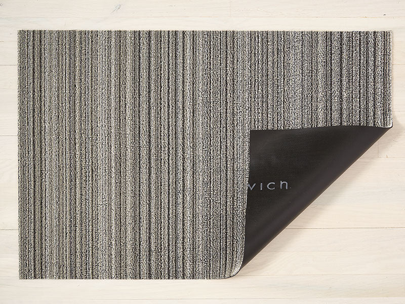 Deurmat Skinny Stripe Birch met omgeslagen hoek en antислip onderlaag