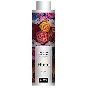 Alessi Hmm refill for fragrance diffuser, bottle with floral print