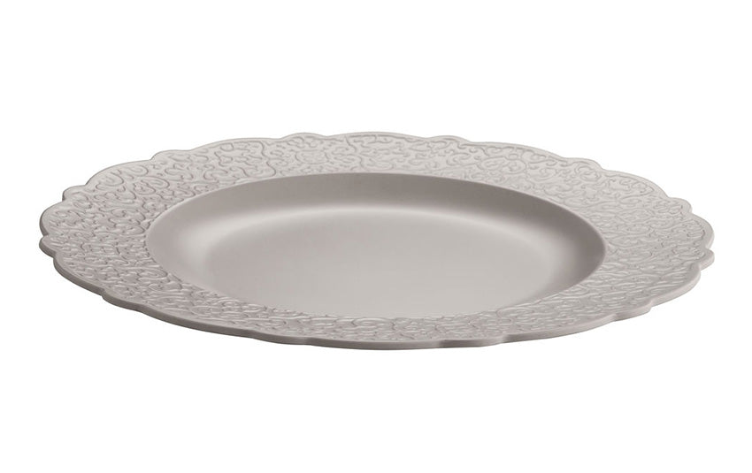 Alessi Dressed En Plein Air groot bord, melamine met kanten reliëfrand, diameter 27,3 cm