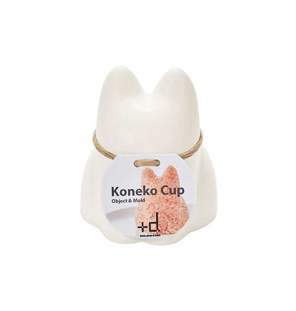 Koneko kleine bakvorm in vorm van kat, wit, met verpakking