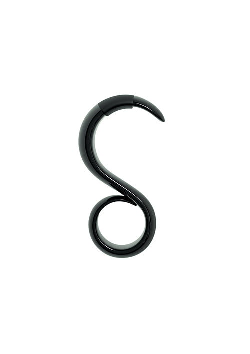Alessi StaySafe No-Touch sleutelhanger van Gabriele Chiave, zwart