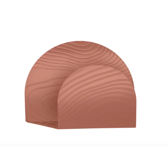 Alessi Veneer servethouder in bruine hout-look, Patricia Urquiola